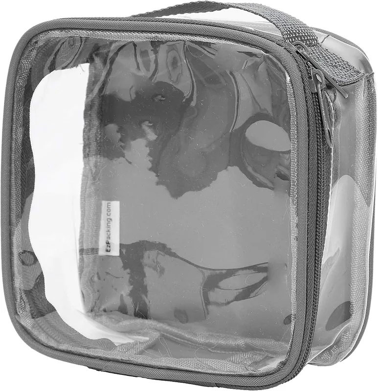 Clear Quart-Size Toiletry Bags