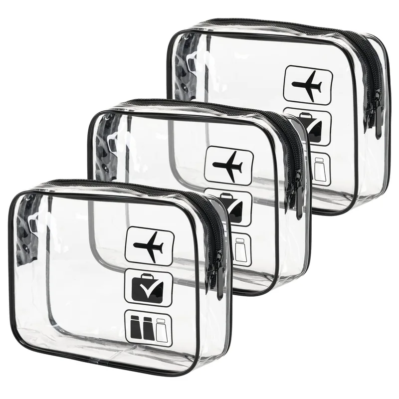 MODENGKONGJIAN Quart-Size Clear Bags