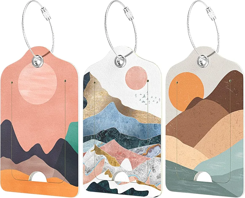 Rimilak PU Leather Tags 3-Pack