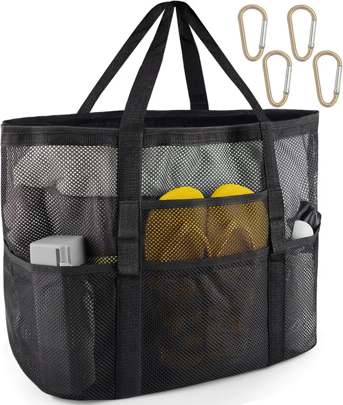 SRISE Mesh Beach Bag