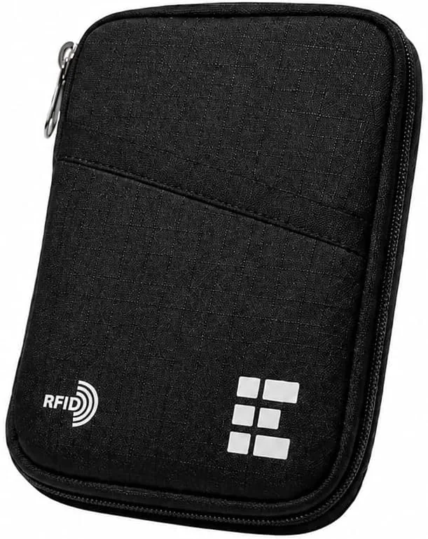 Zero Grid RFID Passport Wallet