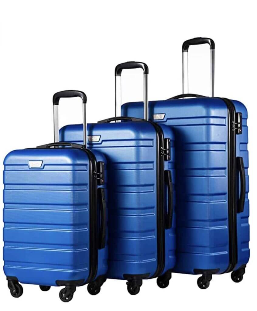 COOLIFE Luggage 3 Piece Set Suitcase