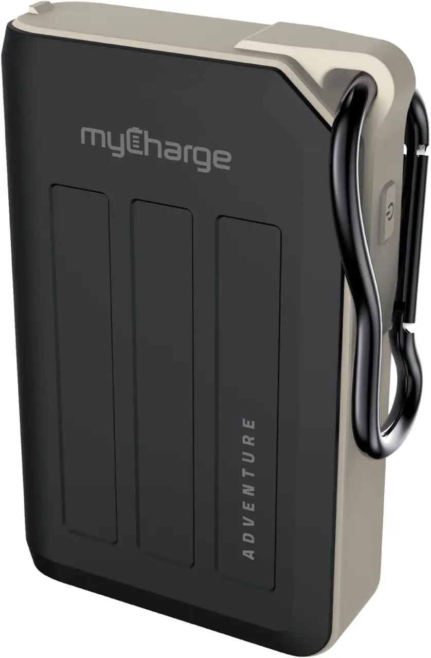 myCharge Portable Charger Waterproof USB C Power Bank Large