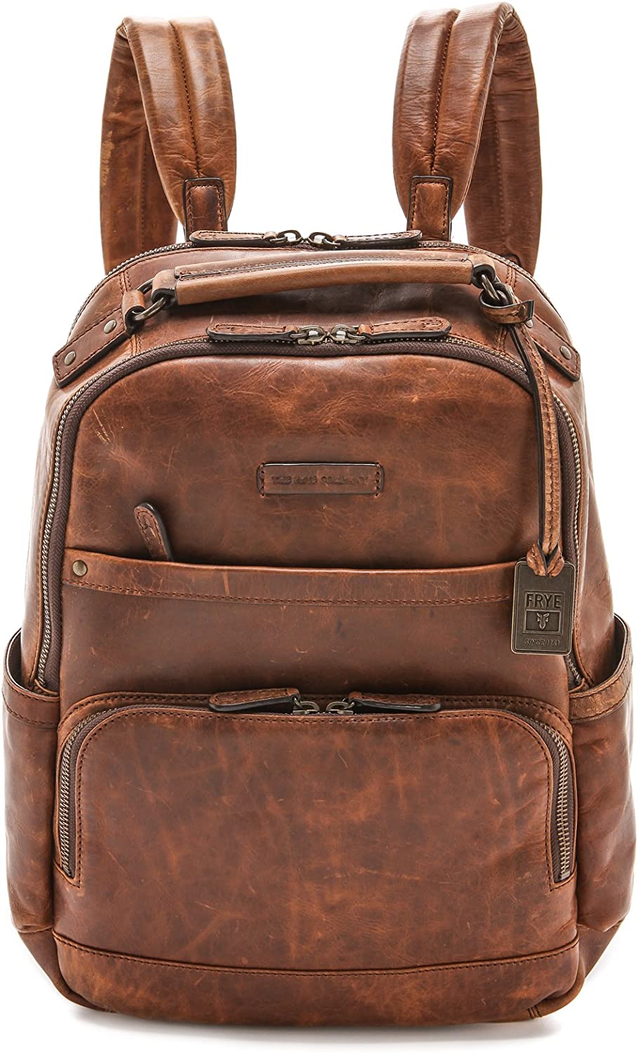 FRYE Logan Backpack Cognac Antique