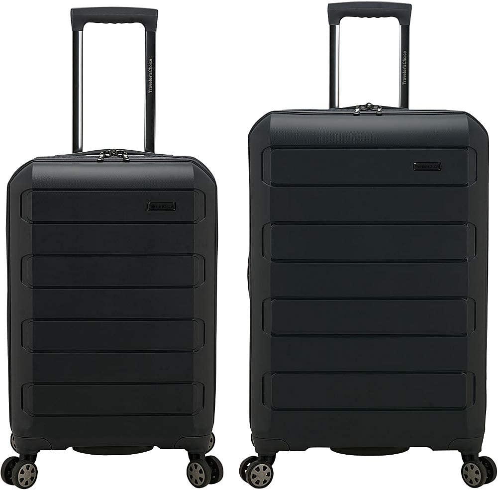 Traveler's Choice Pagosa Indestructible Hardshell Expandable Spinner Luggage