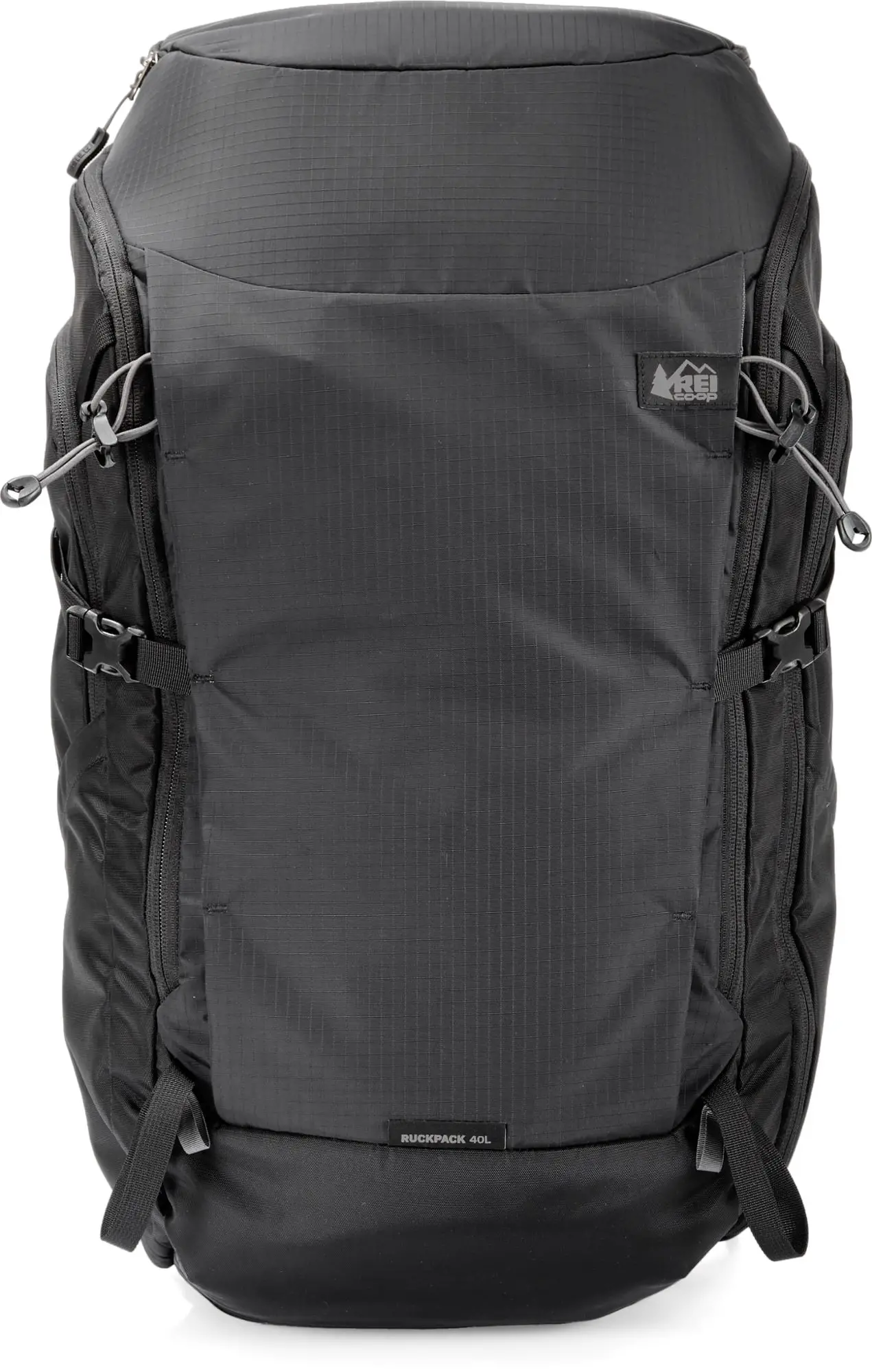 REI Co op Ruckpack 40 against white wall