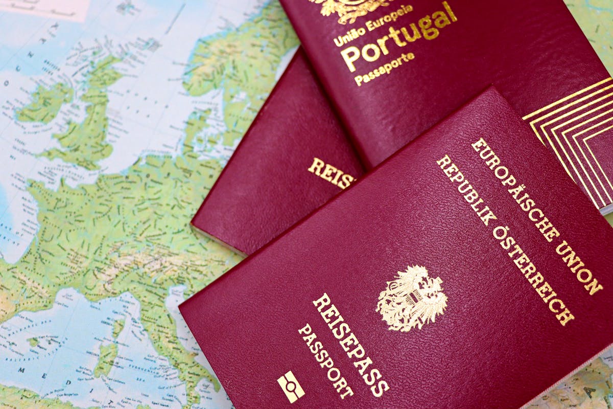 Passport and travel documents ready for international travel